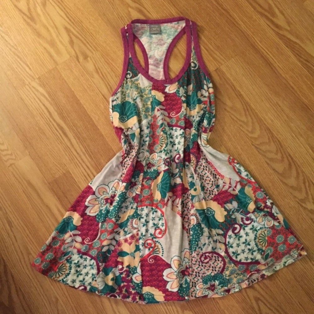 Dress mini floral razorback